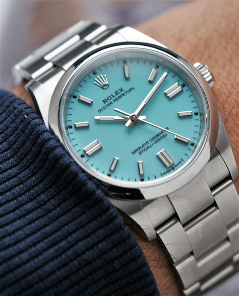 rolex 36mm tiffany blue